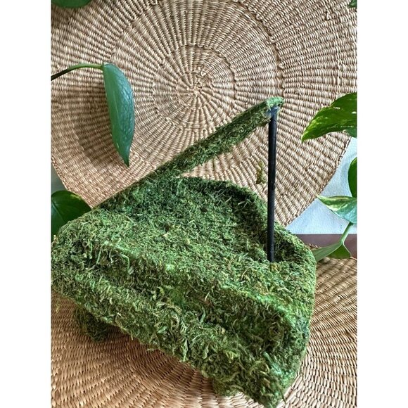 Faux Moss Mini Grand Piano Decor - Picture 3 of 10